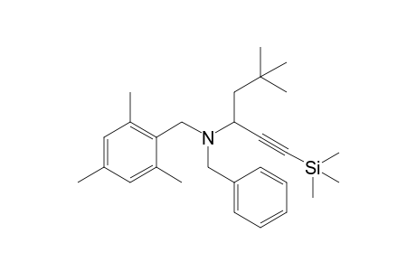 N-Benzyl-N-(mesitylmethyl)-5,5-dimethyl-1-(trimethylsilyl)-1-hexyn-3-amine