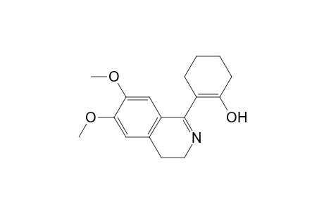 2-(3,4-Dihydro-6,7-dimethoxy-1-isoquinolinyl)-1-cyclohexen-1-ol