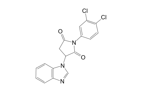 3-(1H-benzimidazol-1-yl)-1-(3,4-dichlorophenyl)-2,5-pyrrolidinedione