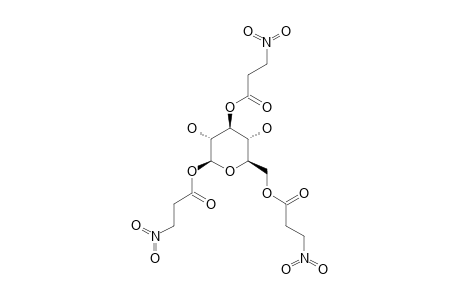 1,3,6-TRIS-O-(3-NITROPROPANOYL)-BETA-D-GLUCOPYRANOSIDE