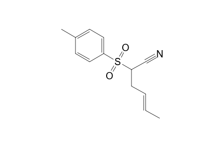 4-Hexenenitrile, 2-[(4-methylphenyl)sulfonyl]-