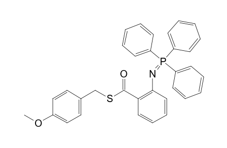 S-(4-METHOXYBENZYL)-2-(TRIPHENYLPHOSPHORANYLIDENEAMINO)-THIOBENZOATE
