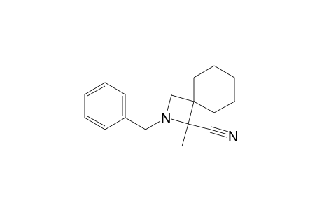 2-Azaspiro[3.5]nonane-1-carbonitrile, 1-methyl-2-(phenylmethyl)-
