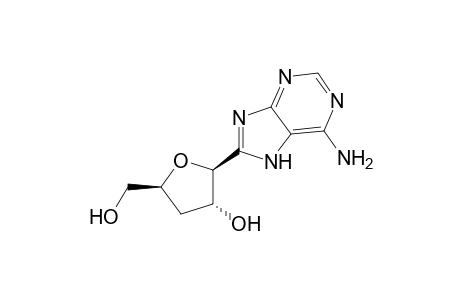 (1S)-1-(6-amino-7H-purin-8-yl)-1,4-anhydro-3-deoxy-D-erythro-pentitol