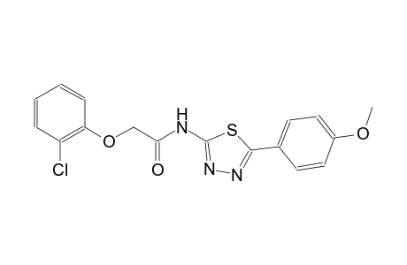 2-(2-chlorophenoxy)-N-[5-(4-methoxyphenyl)-1,3,4-thiadiazol-2-yl]acetamide