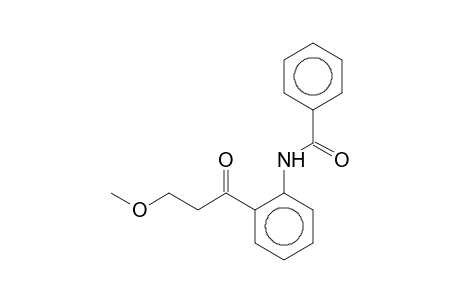 Benzamide, N-[2'-(3-methoxy-1-propanoyl)phenyl]-