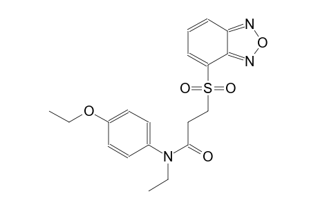 propanamide, 3-(2,1,3-benzoxadiazol-4-ylsulfonyl)-N-(4-ethoxyphenyl)-N-ethyl-