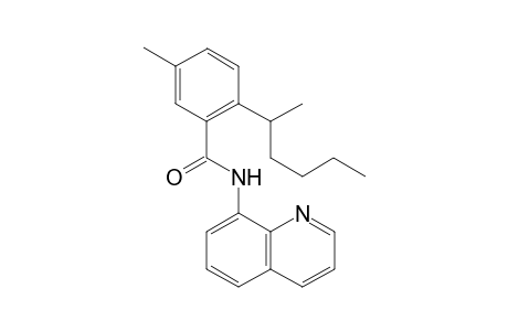 2-(hexan-2-yl)-5-methyl-N-(quinolin-8-yl)benzamide