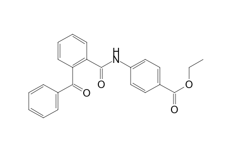 Ethyl 4-[(2-benzoylbenzoyl)amino]benzoate
