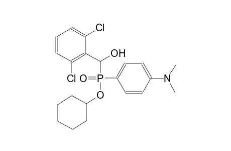 cyclohexyl (2,6-dichlorophenyl)(hydroxy)methyl[4-(dimethylamino)phenyl]phosphinate
