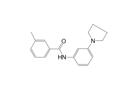 3-methyl-N-[3-(1-pyrrolidinyl)phenyl]benzamide