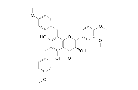 (2,3)-trans-6,8-Bis(p-methoxybenzyl)-3',4'-dimethoxy-3,5,7-trihydroxyflavanone