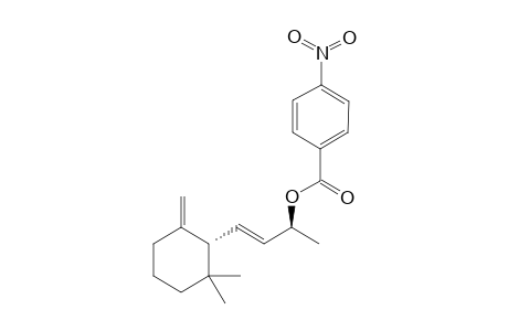 4-Nitro-benzoic acid (E)-(S)-3-((R)-2,2-dimethyl-6-methylene-cyclohexyl)-1-methyl-allyl ester