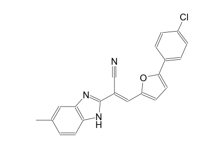 1H-benzimidazole-2-acetonitrile, alpha-[[5-(4-chlorophenyl)-2-furanyl]methylene]-5-methyl-
