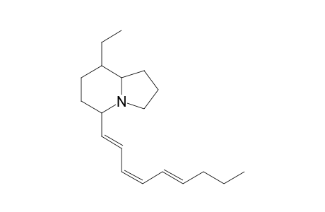 8-Ethyl-5-(nonatrienyl)-indolizidine