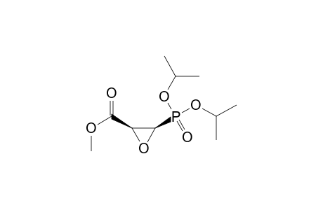 Oxiranecarboxylic acid, 3-[bis(1-methylethoxy)phosphinyl]-, methyl ester, cis-
