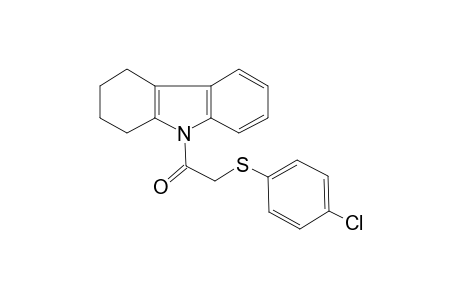2-(4-Chlorophenylsulfanyl)-1-(1,2,3,4-tetrahydrocarbazol-9-yl)-ethanone