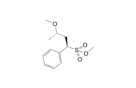 (1R,3S)-Methyl-3-methoxy-1-phenyl-butane-1-sulfonate