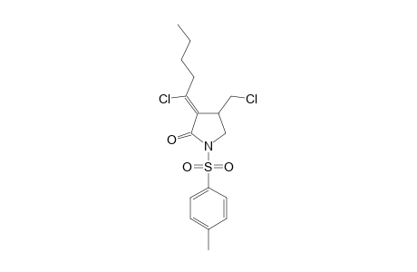 .alpha.-(Z)-(1'-Chloropentylidene)-.beta.-(chloromethyl)-N-tosyl-.gamma.-butyrolactam