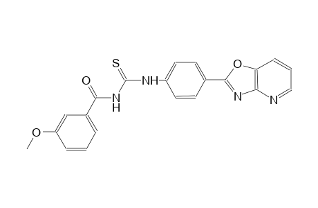 thiourea, N-(3-methoxybenzoyl)-N'-(4-oxazolo[4,5-b]pyridin-2-ylphenyl)-