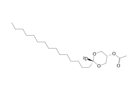 cis-2-deutero-2-pentadecyl-5-acetoxy-1,3-dioxane