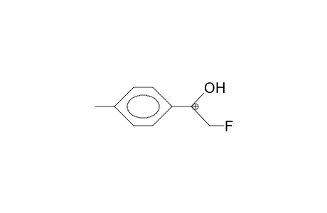 P-Tolyl-fluoromethyl-hydroxy-carbenium cation