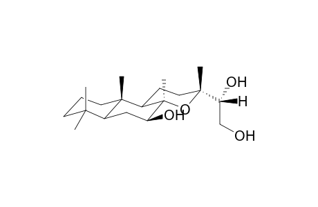 (-)-(14R)-8,13-Epoxylabdane-7.beta.,14.15-triol(Borjatriol,1)