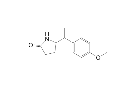 5-[1-(4-Methoxyphenyl)ethyl]-2-pyrrolidinone