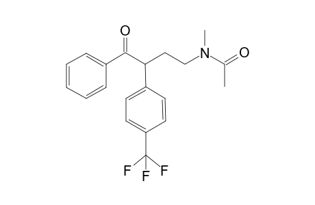 N-Methyl-N-(4-oxo-4-phenyl-3-(4-(trifluoromethyl)phenyl)butyl)acetamide
