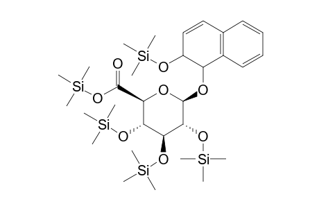.beta.-D-Glucopyranosiduronic acid, 1,2-dihydro[(trimethylsilyl)oxy]naphthalenyl 2,3,4-tris-O-(trimethylsilyl)-, trimethylsilyl ester