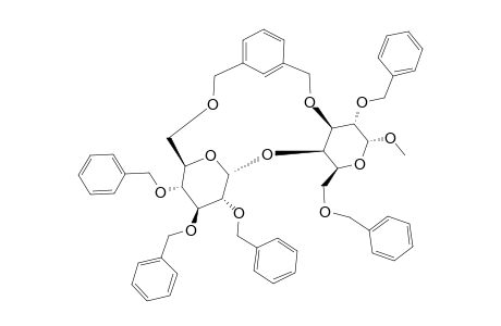 METHYL-3,6'-O-(1,3-XYLYLENE)-(2,3,4-TRI-O-BENZYL-ALPHA-D-GLUCOPYRANOSYL-(1'->4)-2,6-DI-O-BENZYL-ALPHA-D-GALACTOPYRANOSIDE