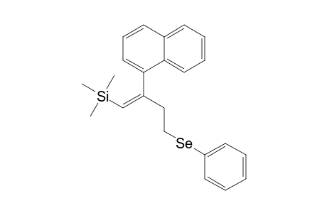 (Z)-Trimethyl[2-(1-naphthyl)-4-(phenylselanyl)but-1-enyl]silane