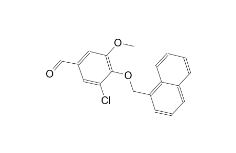 3-chloro-5-methoxy-4-(1-naphthylmethoxy)benzaldehyde