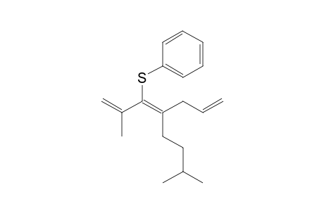 2-Methyl-4-(3- methylbutyl)-3-phenylthiohepta-1,3(Z),6-triene