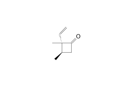 (2S,3R)-2,3-dimethyl-2-vinylcyclobutanones