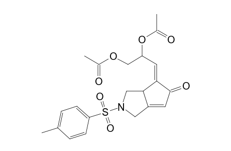 4-(2',3'-Diacetoxypropylidene)-2-tosyl-2,3,3a,4-tetrahydro-1H-cyclopenta[c]pyrrole-5-one