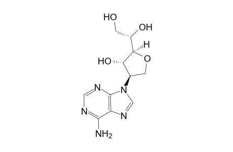 (S)-1-((2S,3S,4R)-4-(6-amino-9H-purin-9-yl)-3-hydroxytetrahydrofuran-2-yl)ethane-1,2-diol