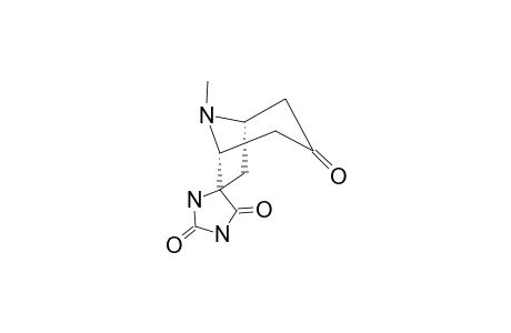 (+/-)-(1R,5S,6R)-8-METHYL-8-AZABICYCLO-[3.2.1]-OCTANE-6-SPIRO-5'-3,2',4'-TRIONE