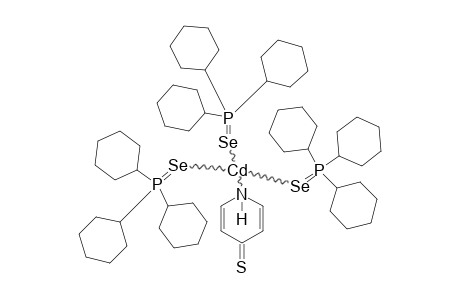 [TRIS-(TRICYCLOHEXYL-SELENOXO-LAMBDA(5)-PHOSPHONYL)]-[1H-PYRIDINE-4-THIONE]-CADMIUM-COMPLEX