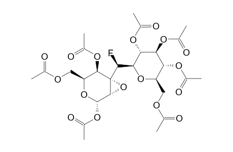 #11;(+)-1,4,6-TRI-O-ACETYL-2,3-ANHYDRO-3-C-[(1R)-3,4,5,7-TETRA-O-ACETYL-2,6-ANHYDRO-1-DEOXY-1-FLUORO-D-GLYCERO-D-GULO-HEPTITOL-1-C-YL]-ALPHA-D-GULOPYRANOSE