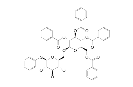 PHENYL-2,3,4,6-TETRA-O-BENZOYL-BETA-D-GLUCOPYRANOSYL-(1->6)-1-THIO-BETA-D-GLUCOPYRANOSIDE