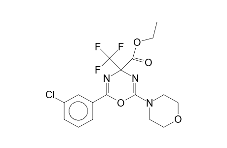 Ethyl 2-(3-chlorophenyl)-6-morpholino-4-(trifluoromethyl)-4H-1,3,5-oxadiazine-4-carboxylate