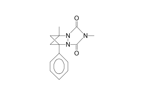 1,4-Dimethyl-7-phenyl-2,4,6-triaza-tricyclo(5.1.1.0/2,6/)nonane-3,5-dione