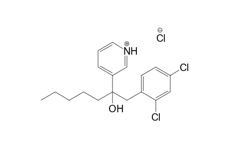 3-Pyridinemethanol, alpha-[(2,4-dichlorophenyl)methyl]-alpha-pentyl-, hydrochloride