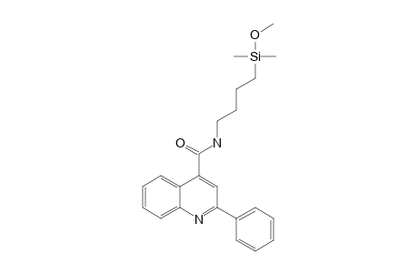 N-[(2-PHENYL-4-QUINOLYL)-CARBONYL]-4-(DIMETHYLMETHOXYSILYL)-BUTANAMIDE