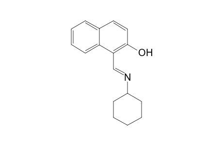 1-Cyclohexyliminomethyl-naphthalen-2-ol
