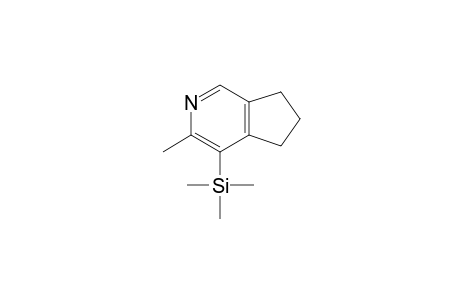 5H-2-Pyrindine, 6,7-dihydro-3-methyl-4-(trimethylsilyl)-
