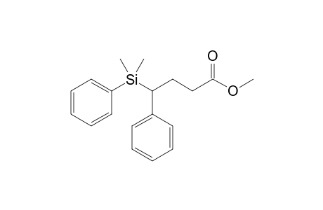 Methyl 4-[dimethyl(phenyl)silyl]-4-phenylbutanoate