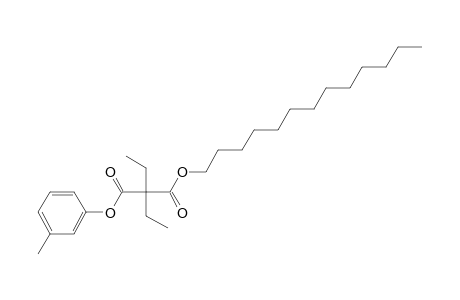 Diethylmalonic acid, 3-methylphenyl tridecyl ester