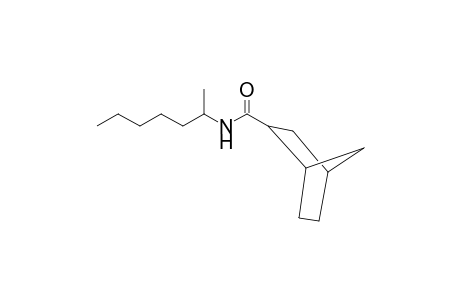 Bicyclo[2.2.1]heptane-2-carboxylic acid (1-methyl-hexyl)-amide